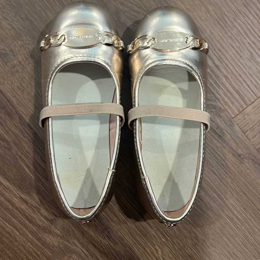 Michael Kors dress shoes gold (kids slip on)